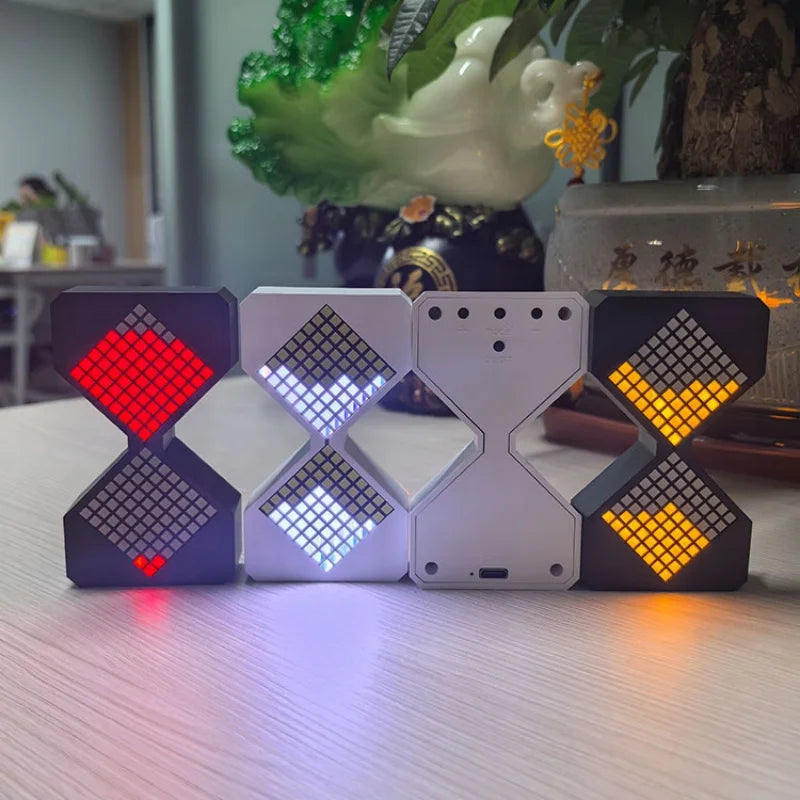 sablier numérique à assembler style cybernétique cadeau créatif - vue 4 sur 8