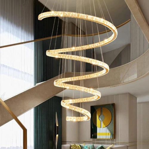 Lustre design Nordique décor à la maison salle à manger éclairage intérieur en cristal pour salon - vue 4 sur 7
