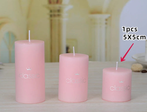 bougies piliers parfumées décoratives sans fumée en plusieurs tailles et couleurs - vue 30 sur 29