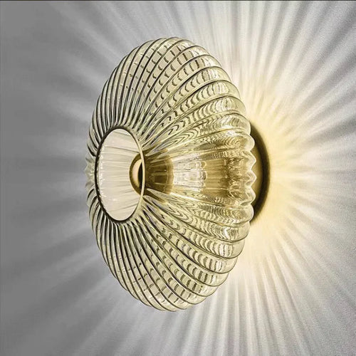 Éclairage en verre Bauhaus Vintage pour salon - vue 2 sur 9