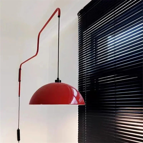 applique murale rotative design en fer luxe rétractable - vue 2 sur 8