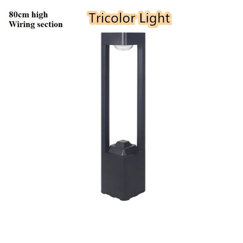 lampes de pelouse à led étanches modernes pour extérieur jardin et cour - vue 12 sur 12