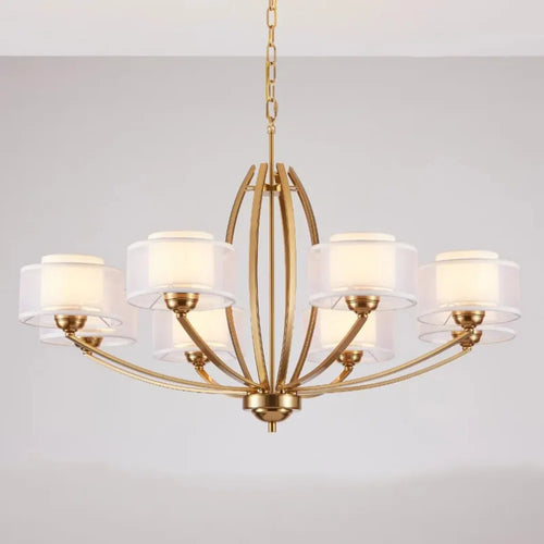 plafonnier led moderne de luxe nordique décoration maison - vue 6 sur 8