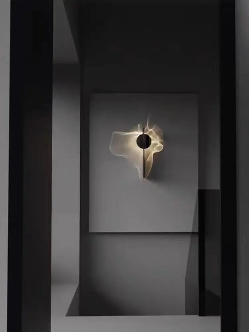 applique murale led chromée en acier inoxydable style science-fiction - vue 5 sur 9
