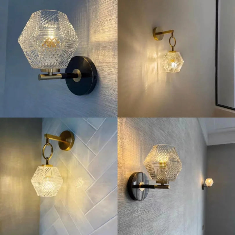 Applique murale en verre pour chambre à coucher - vue 3 sur 12
