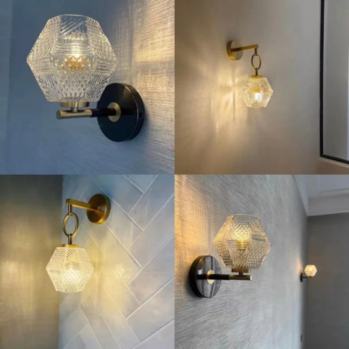 Applique murale en verre pour chambre à coucher - vue 4 sur 11