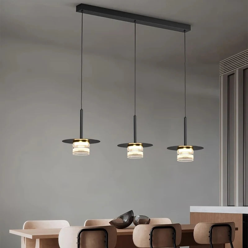 Suspension design en métal et verre - vue 5 sur 14