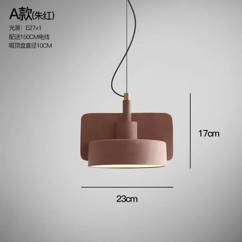 suspension industrielle en ciment pour décoration intérieure rétro - vue 9 sur 12