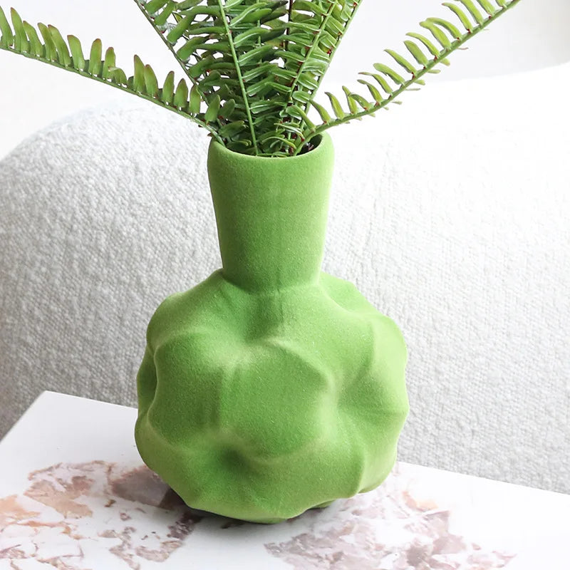 vase en résine flocage abstrait pour décoration artisanale - vue 3 sur 6