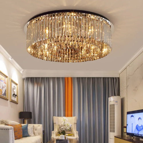 plafonnier moderne en cristal pour éclairage intérieur décoratif - vue 7 sur 6