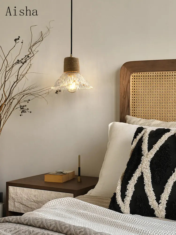 lustre nordique japonais trois têtes style bûche pour intérieur créatif - vue 4 sur 13