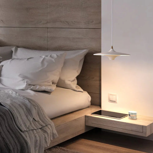 suspension design simple soucoupe volante led intérieur - vue 4 sur 11