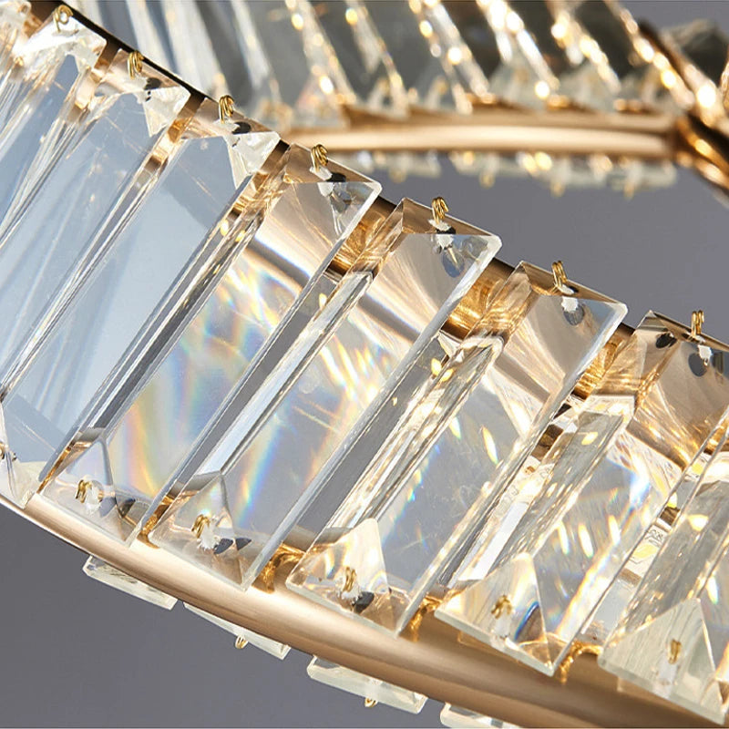 Plafonnier de luxe nordique salon créatif salle à manger lustre de plafond en cristal chambre décoration de la maison suspension LED lumières - vue 6 sur 20