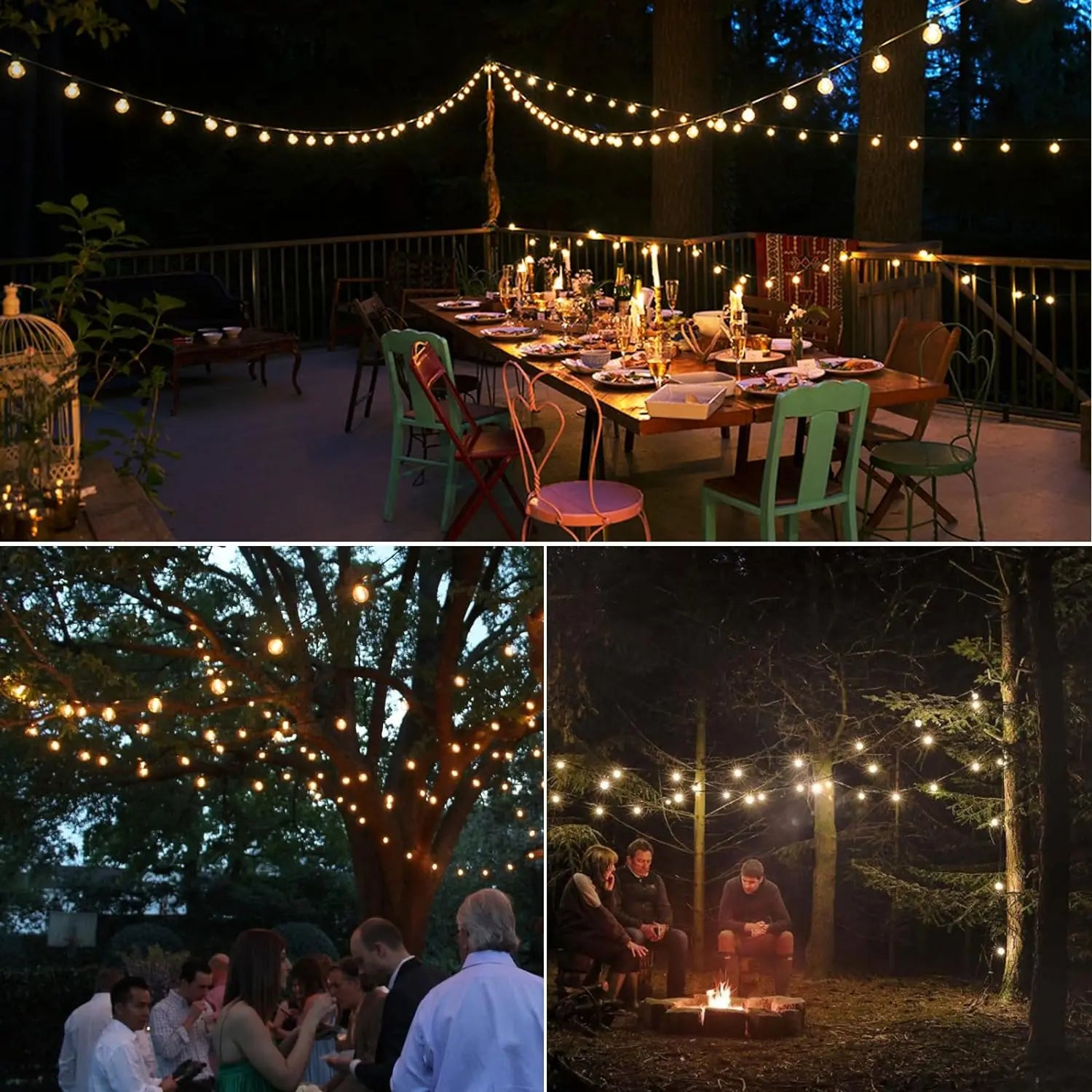 guirlande lumineuse incassable connectable pour décoration extérieure - vue 3 sur 10