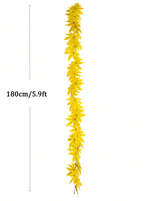 plantes murales artificielles en érable dautomne pour décorations festives - vue 16 sur 15
