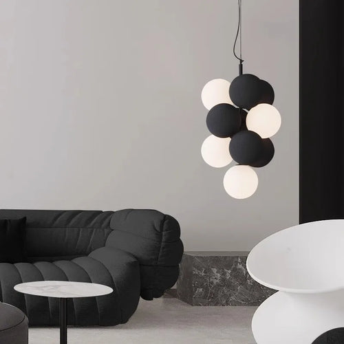 lustre moderne et créatif en led pour cuisine et intérieur - vue 4 sur 12