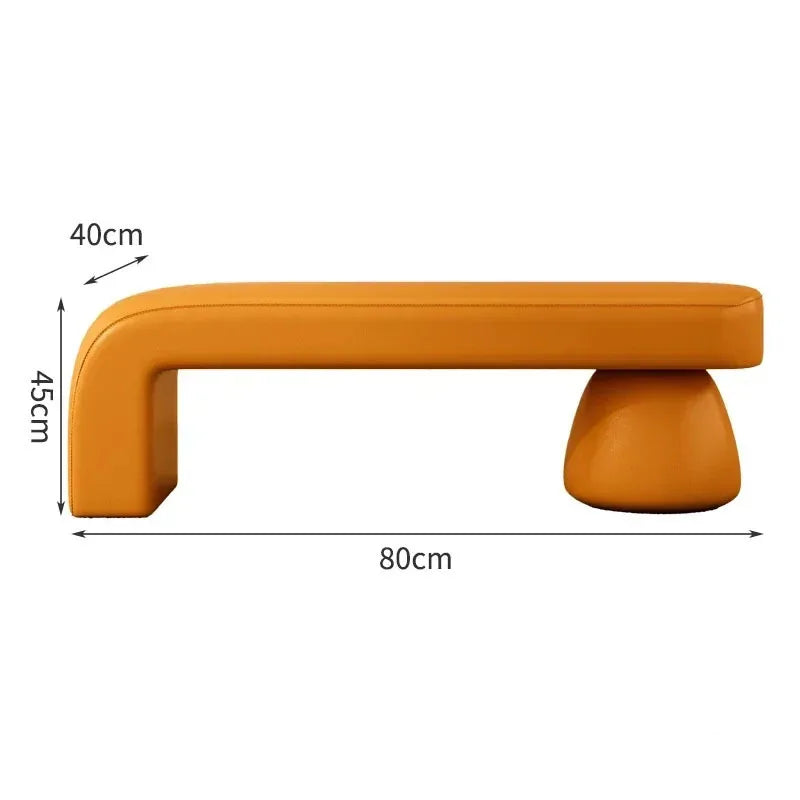 tabouret à langer nordique pour chambre et salon - vue 22 sur 27