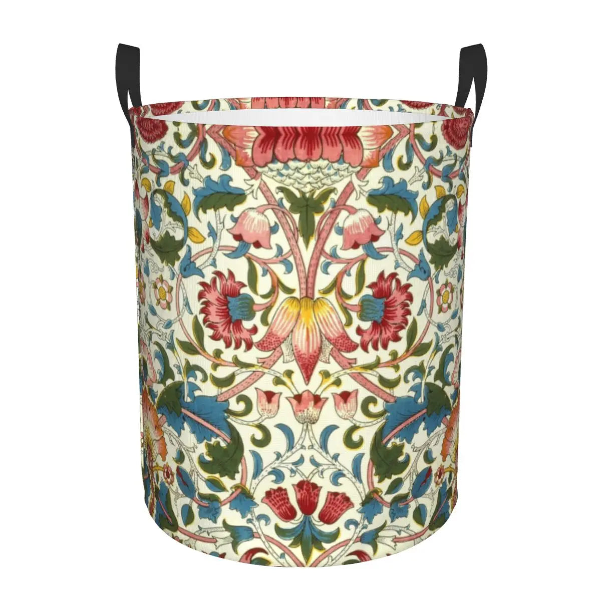 panier à linge pliable floral pour rangement jouets bébé - vue 16 sur 30