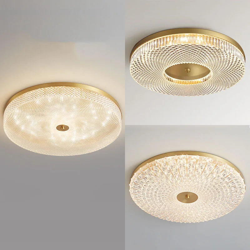 plafonnier led rond en acrylique design moderne pour maison - vue 5 sur 13