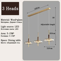 Suspension led design nordique moderne et créatif pour intérieur