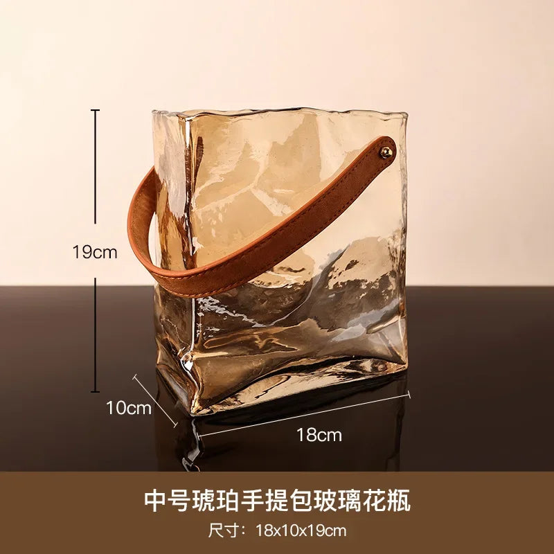 vase en verre terrarium hydroponique décoration moderne pour plantes - vue 8 sur 9