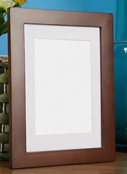 cadre photo en bois avec passe-partout pour montage mural - vue 8 sur 17