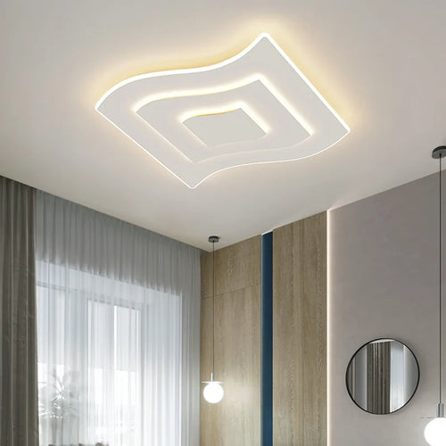 plafonnier moderne à leds pour intérieur cuisine et restaurant - vue 2 sur 12