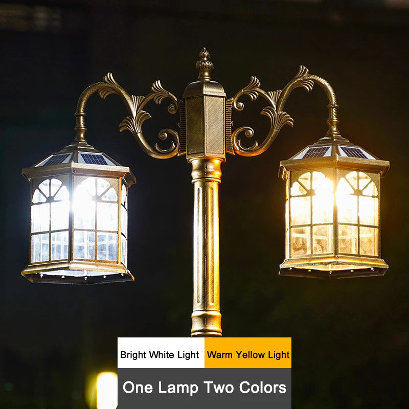 Lampadaire solaire de Style européen - vue 5 sur 10