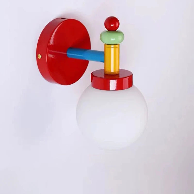 applique murale rétro en blocs de construction pour enfants - vue 4 sur 7