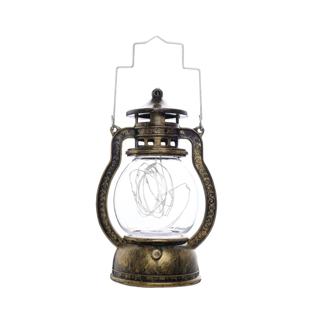 lampe à poser eid mubarak lanterne portable rétro pour décoration festive - vue 13 sur 13