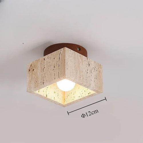 plafonnier en pierre minimaliste pour une ambiance apaisante - vue 9 sur 9