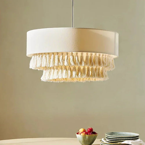 lustre bohème wabi sabi style nordique à la main - vue 2 sur 9