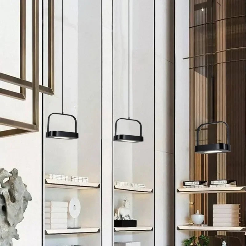 armoire de rangement moderne minimaliste avec comptoir et vitrine intégrés - vue 2 sur 10