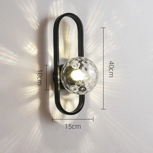 E27 applique murale LED lampes de luxe minimalistes modernes pour salon chambre lampe de chevet applique luminaire intérieur wandlamp - vue 10 sur 12