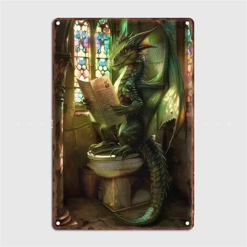 plaque en métal rétro pour décoration murale amusante - vue 34 sur 38