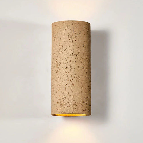 applique murale nordique led wabi-sabi en ciment rétro - vue 6 sur 16