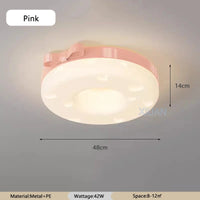 plafonnier forme de fromage pour pépinière de bébé fille