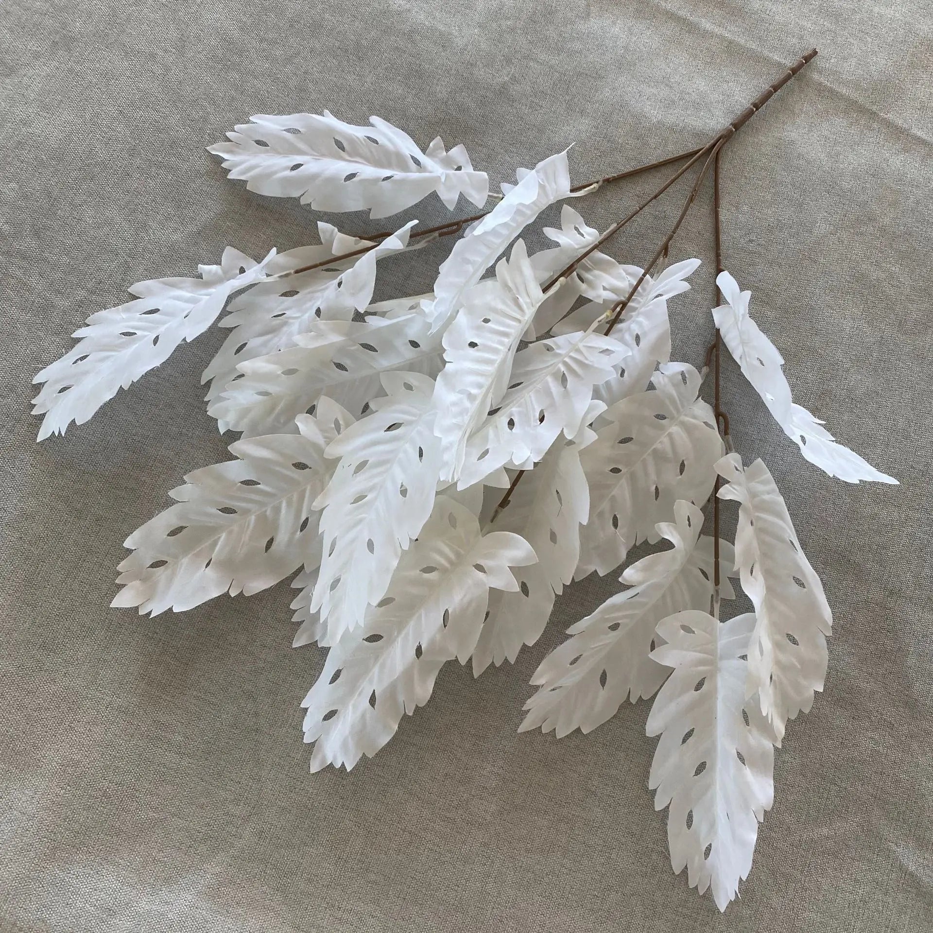 plantes artificielles feuilles de soie pour décoration florale - vue 10 sur 15