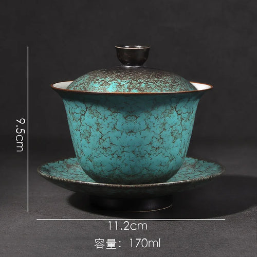 Assiettes plates ceramique style retro kiln sushi dessert - vue 8 sur 8