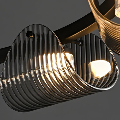 Suspension design enroulée à LED - vue 6 sur 6