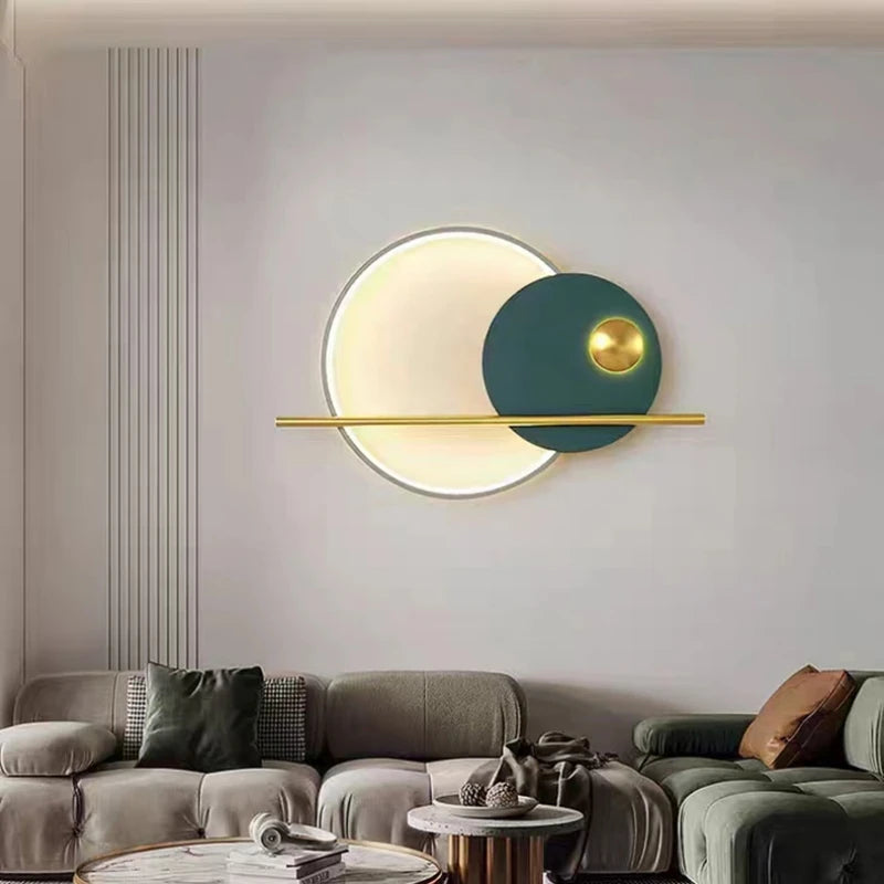 applique murale led minimaliste avec anneau pour restaurant - vue 5 sur 15
