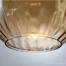 suspension en verre moderne pour décoration intérieure élégante
