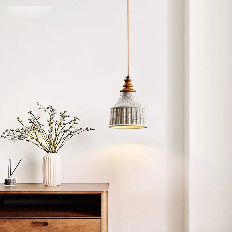 suspension en béton minimaliste style wabi-sabi pour intérieur moderne - vue 2 sur 6