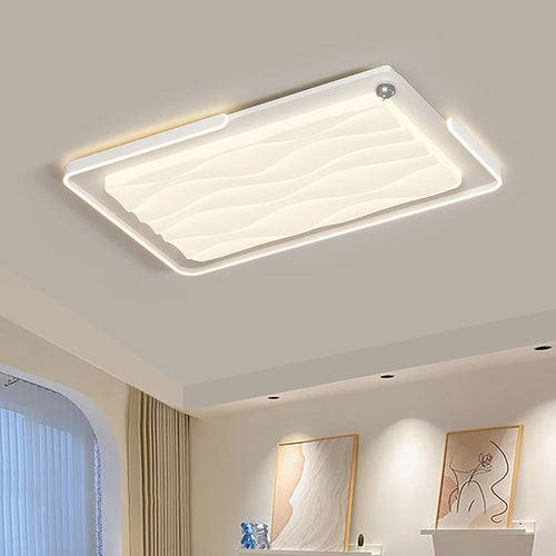 plafonnier led style français moderne télécommande éclairage intérieur chaud - vue 5 sur 12