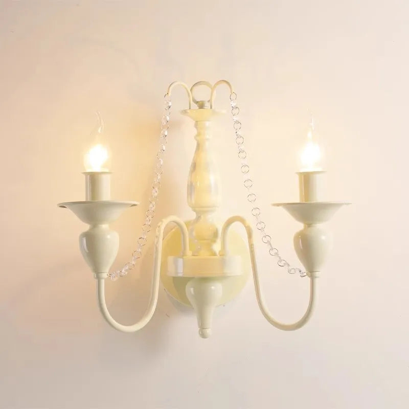 applique murale rétro en cristal style rustique pour décoration - vue 2 sur 8