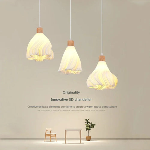 lustre led moderne semi-circulaire pour bar restaurant magasin - vue 5 sur 12