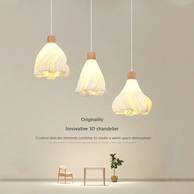 lustre led moderne semi-circulaire pour bar restaurant magasin - vue 4 sur 12