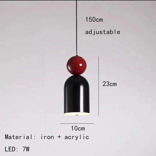 lustre moderne réglable cordon métallique pour intérieur design - vue 14 sur 24