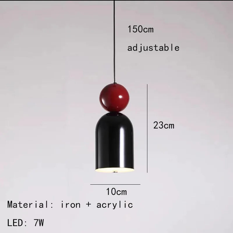 lustre moderne réglable cordon métallique pour intérieur design - vue 13 sur 24