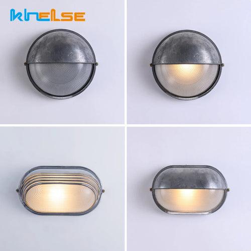 applique murale led rétro industrielle étanche pour extérieur et jardin - vue 2 sur 20